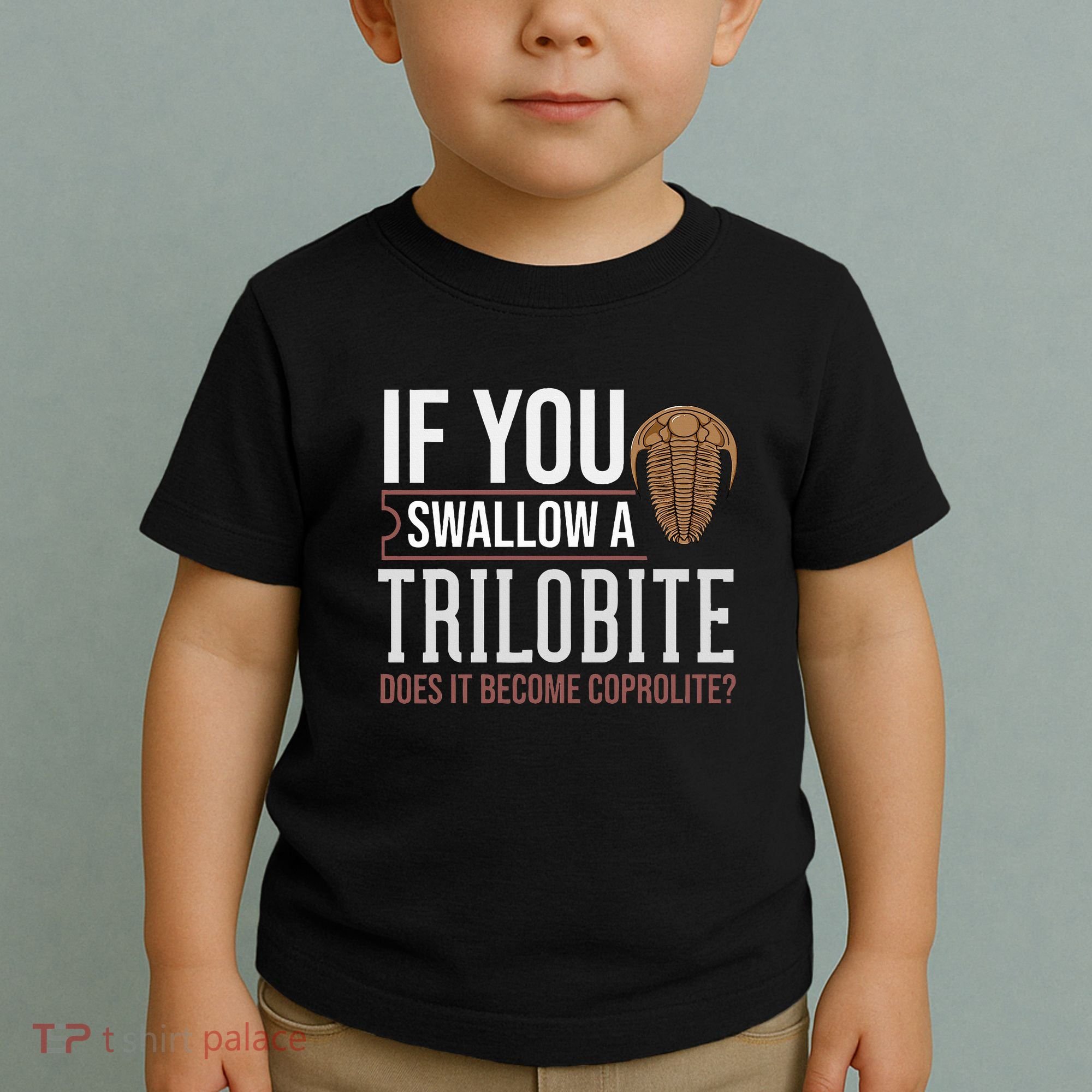 Trilobite Fossil Gift Future Paleontologist Toddler T-Shirt