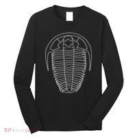 Trilobite  Fossil  Geology Geologist Rockhound Long Sleeve Shirt thumb 0