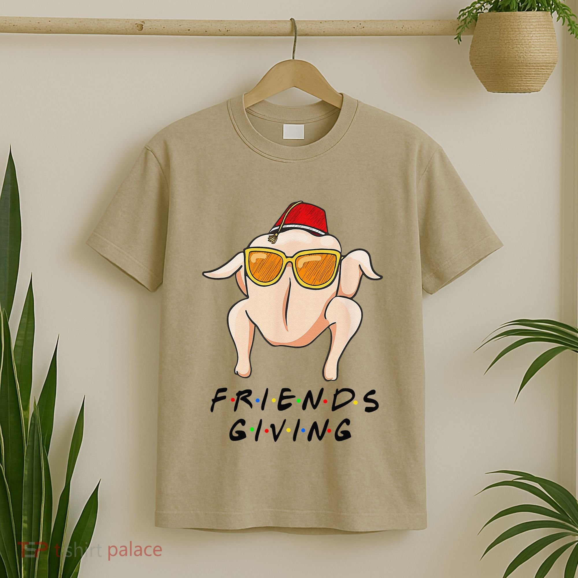 Turkey Friends Giving Happy Friendsgiving Funny Thanksgiving T-Shirt