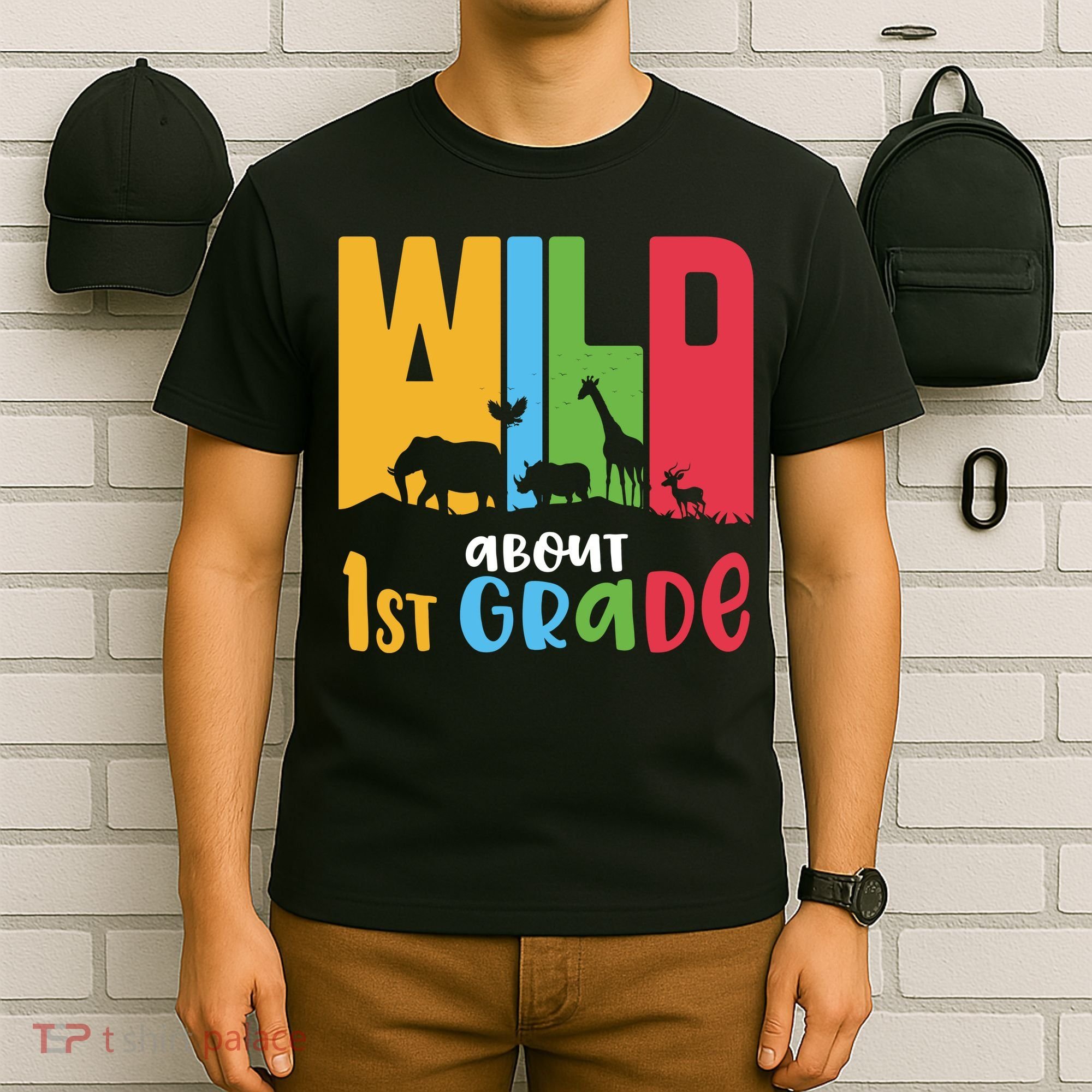 Team First Grade Wild About First Grade Back To School T-Shirt