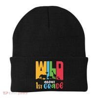 Team First Grade Wild About First Grade Back To School Beanie thumb 0