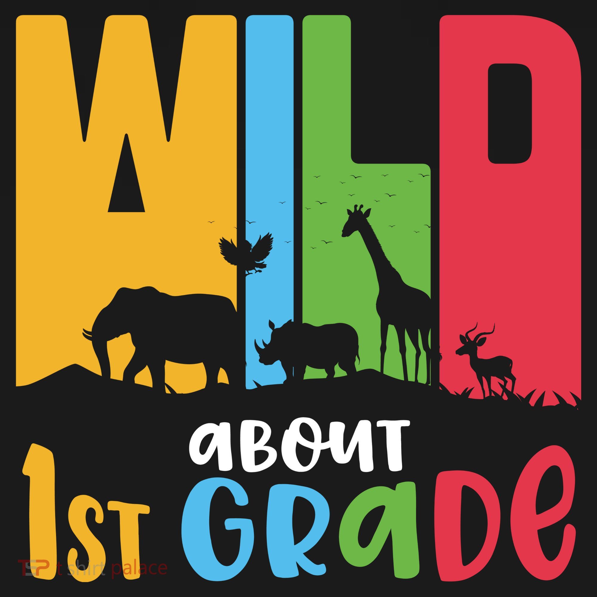 Team First Grade Wild About First Grade Back To School Ornament