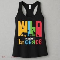 Team First Grade Wild About First Grade Back To School Women's Tank Top thumb 3