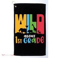Team First Grade Wild About First Grade Back To School Golf Towel thumb 0