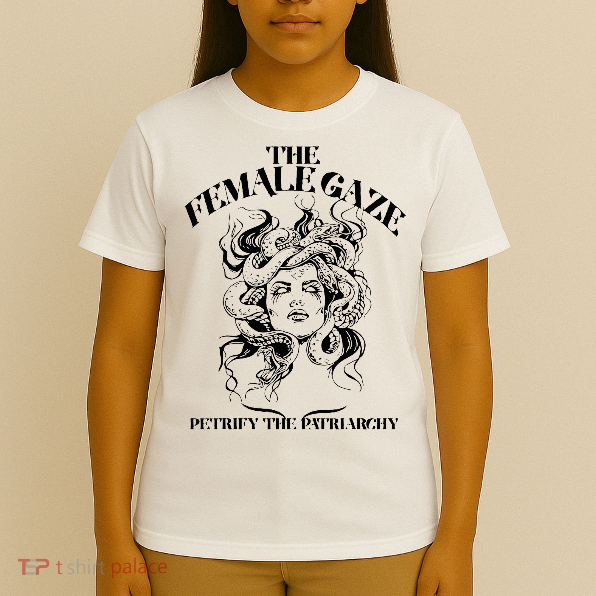 The Female Gaze Petrify The Patriarchy Medusa T-Shirt