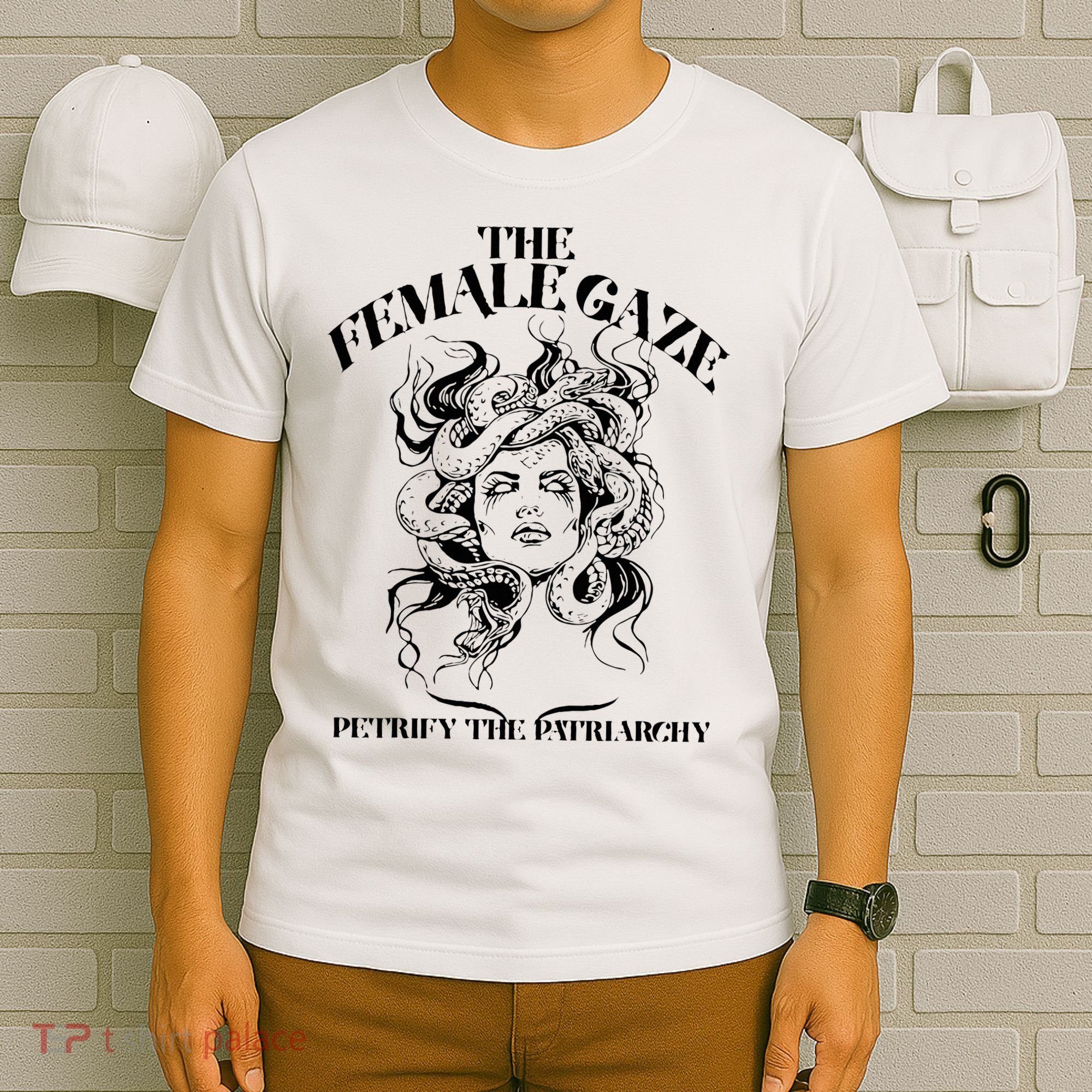 The Female Gaze Petrify The Patriarchy Medusa T-Shirt