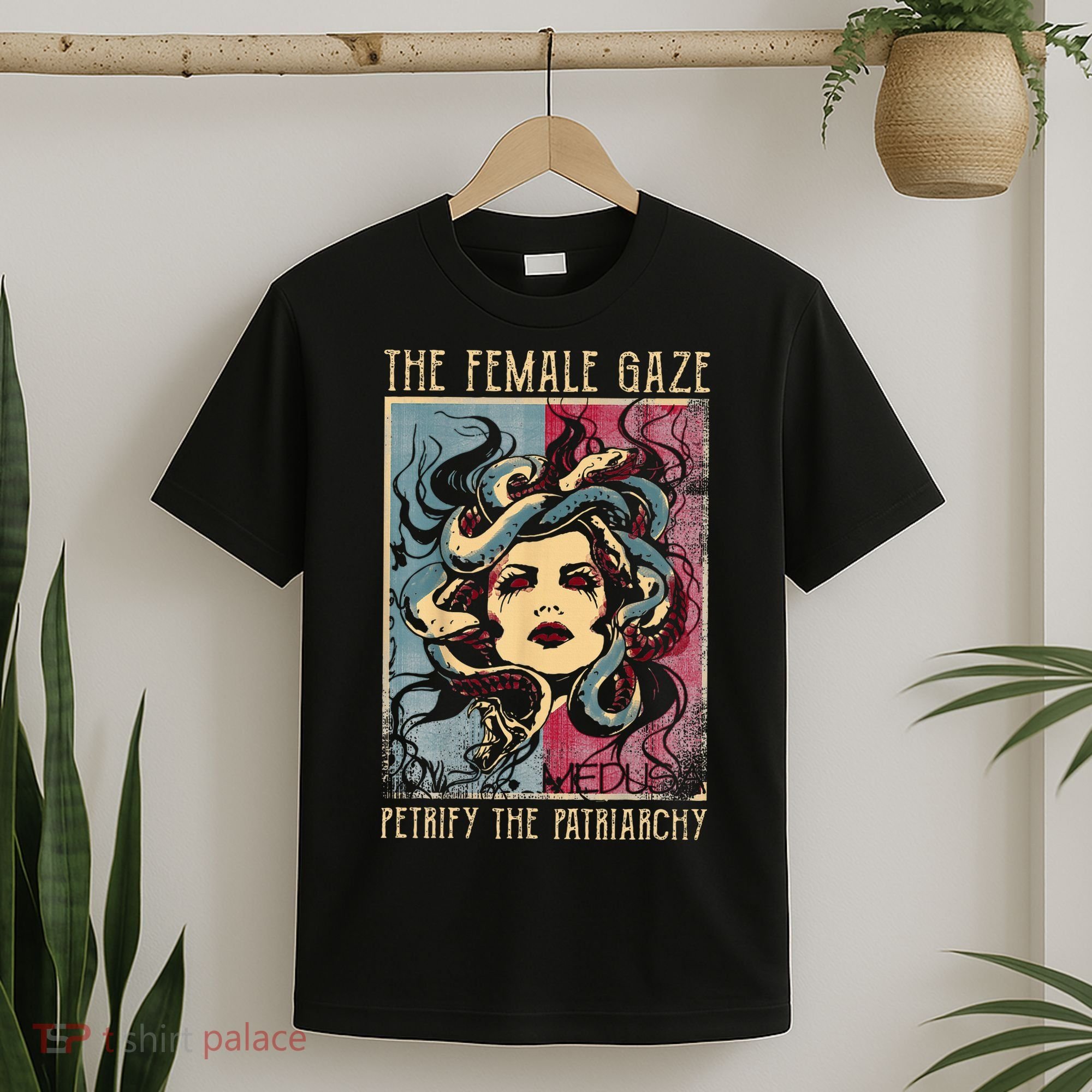 The Female Gaze Petrify The Patriarchy Medusa T-Shirt