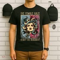 The Female Gaze Petrify The Patriarchy Medusa T-Shirt thumb 6