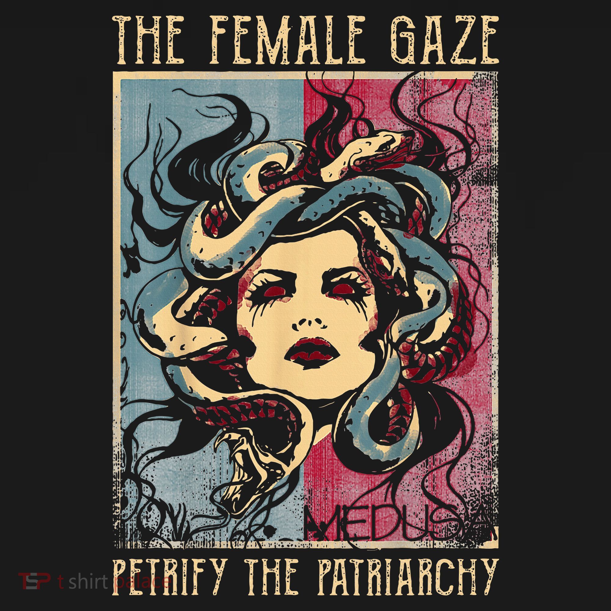 The Female Gaze Petrify The Patriarchy Medusa Women's Tank Top