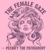 The Female Gaze Petrify The Patriarchy Feminist Witch Coaster thumb 2