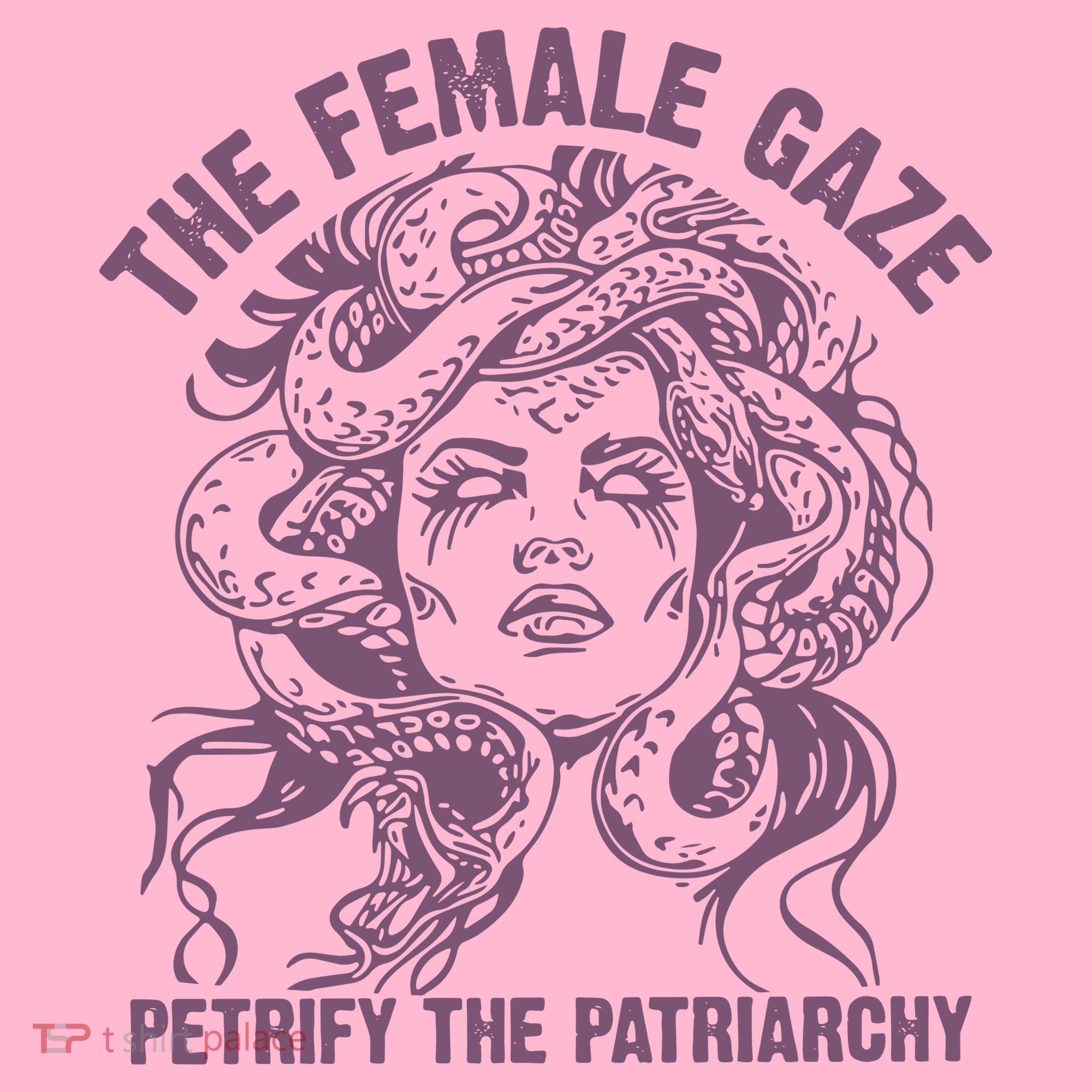 The Female Gaze Petrify The Patriarchy Feminist Witch Coaster