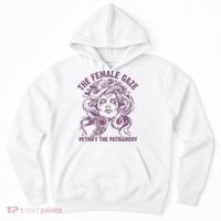 The Female Gaze Petrify The Patriarchy Feminist Witch Hoodie thumb 0