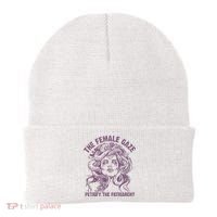 The Female Gaze Petrify The Patriarchy Feminist Witch Beanie thumb 0