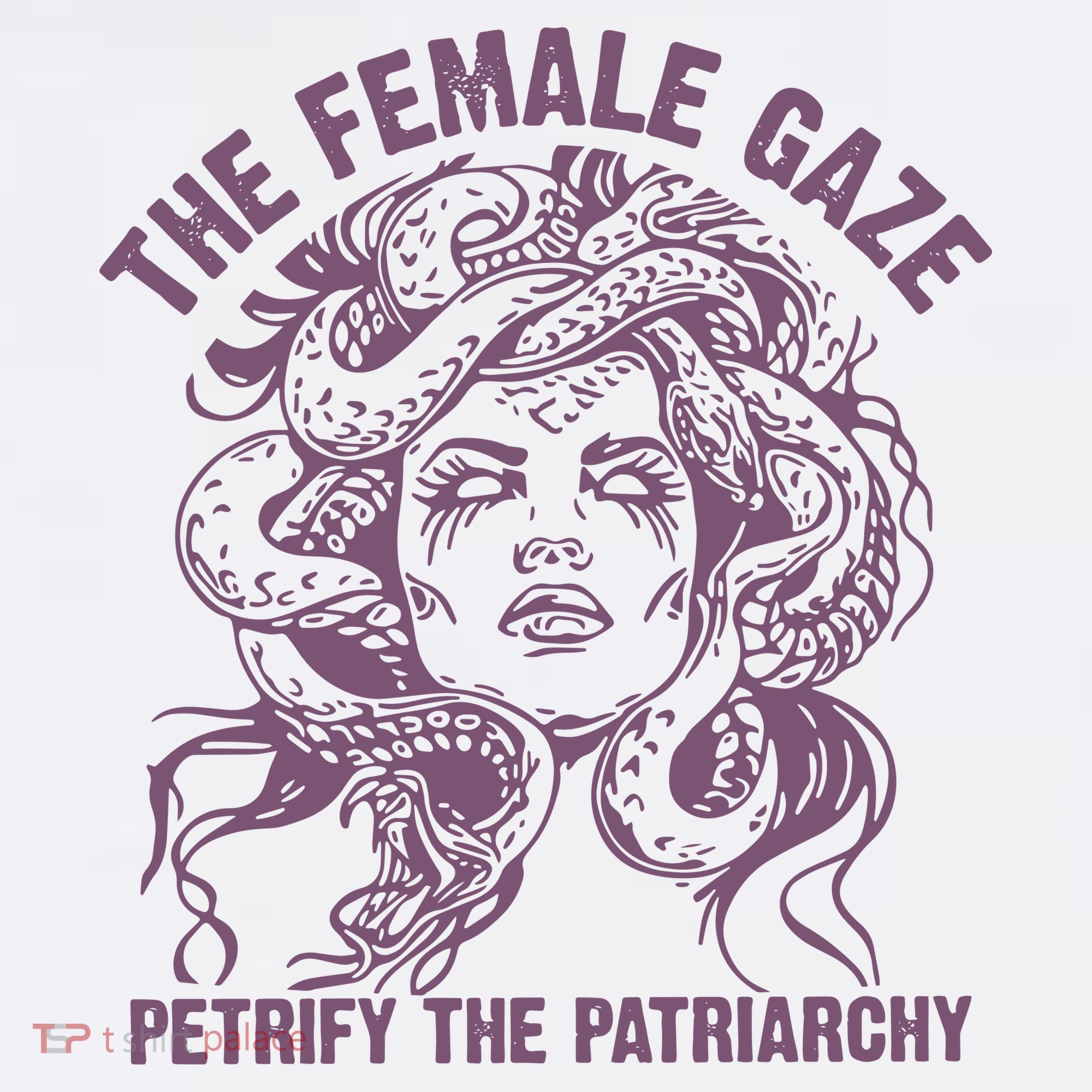 The Female Gaze Petrify The Patriarchy Feminist Witch Mousepad