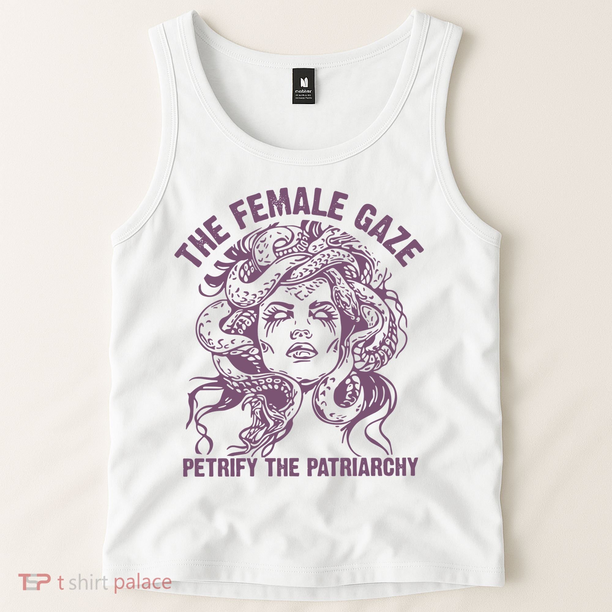 The Female Gaze Petrify The Patriarchy Feminist Witch Tank Top