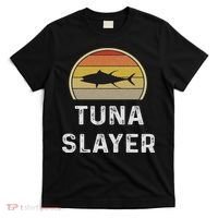 Tuna Fishing Gifts Funny Fisherman Retro Fish T-Shirt thumb 0