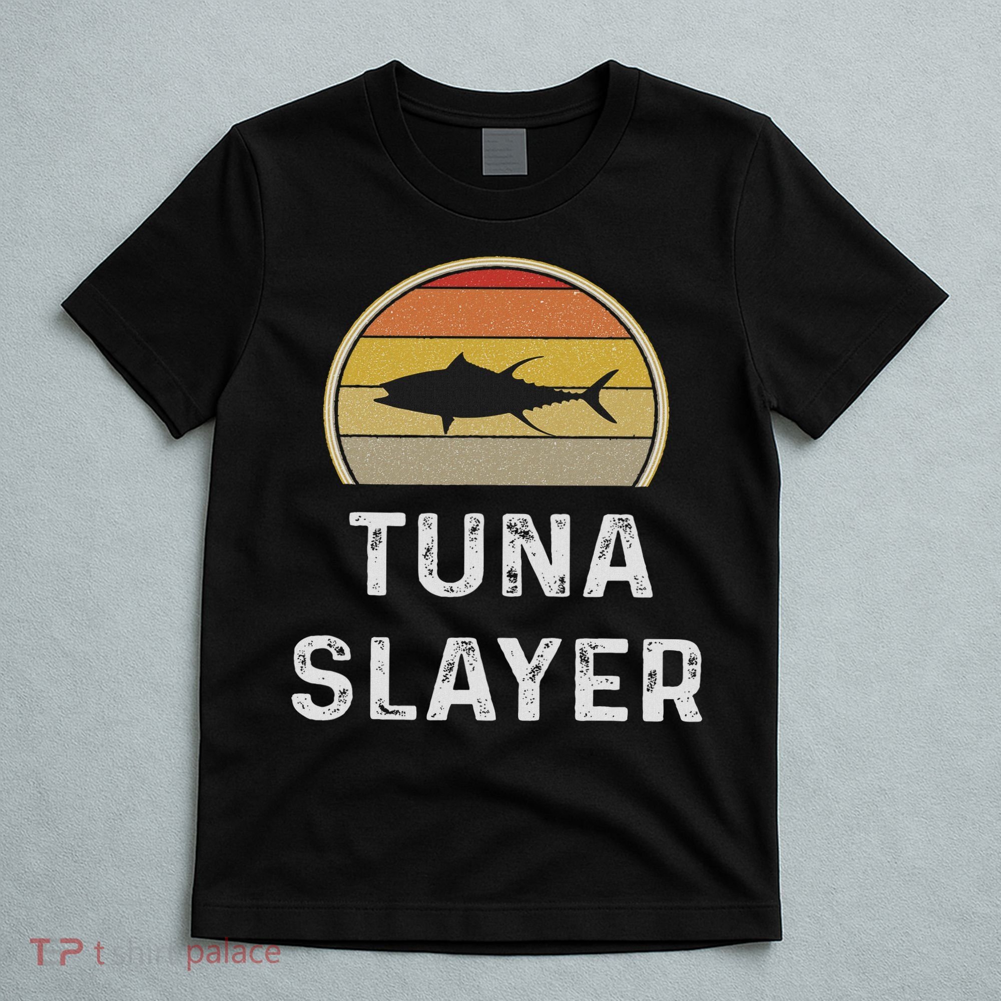 Tuna Fishing Gifts Funny Fisherman Retro Fish T-Shirt