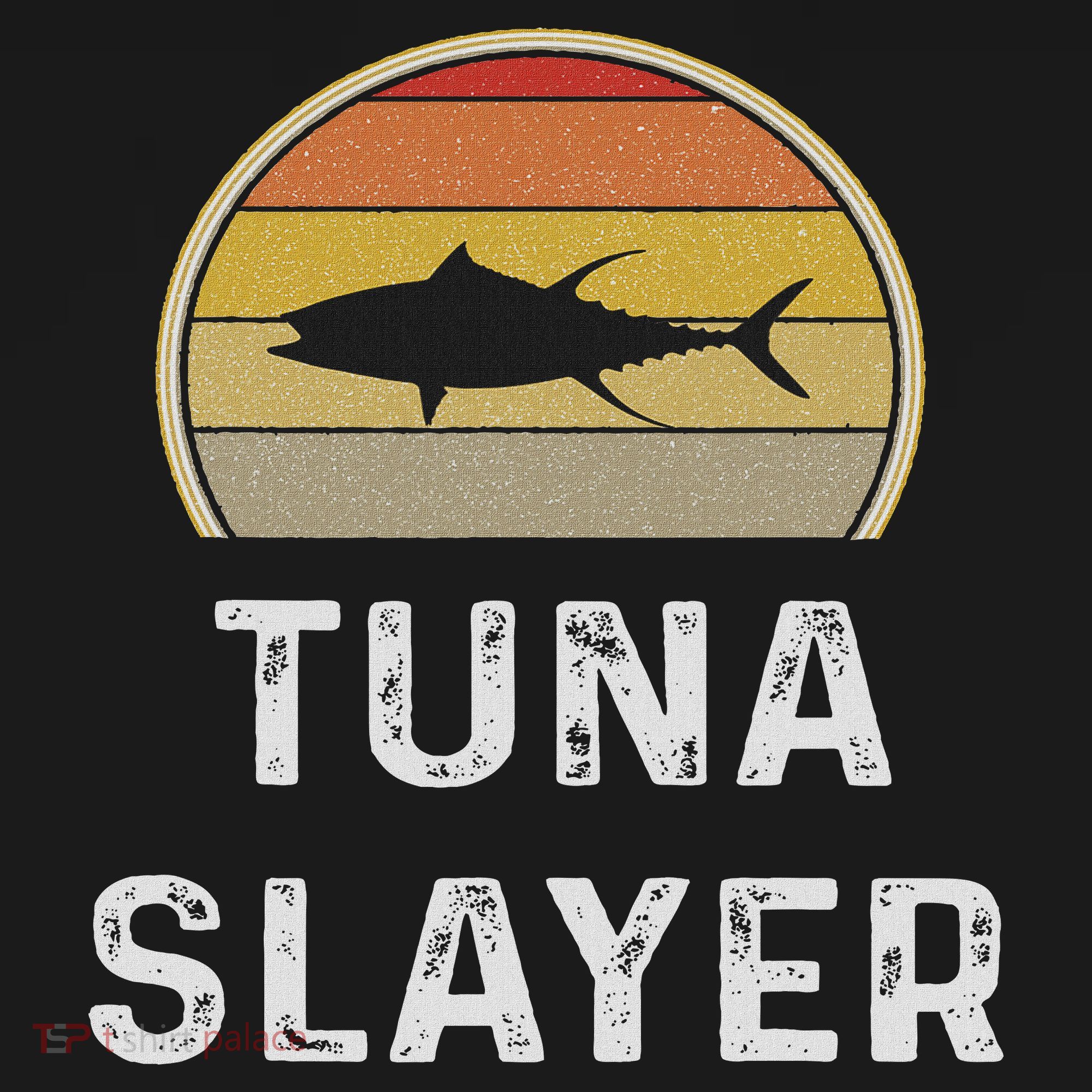 Tuna Fishing Gifts Funny Fisherman Retro Fish T-Shirt