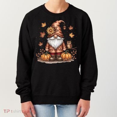 Trendy Fall Gnome Cute Thanksgiving Autumn Gift Women's Sweatshirt