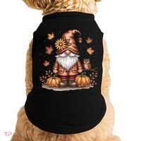 Trendy Fall Gnome Cute Thanksgiving Autumn Gift Doggie Tank thumb 0