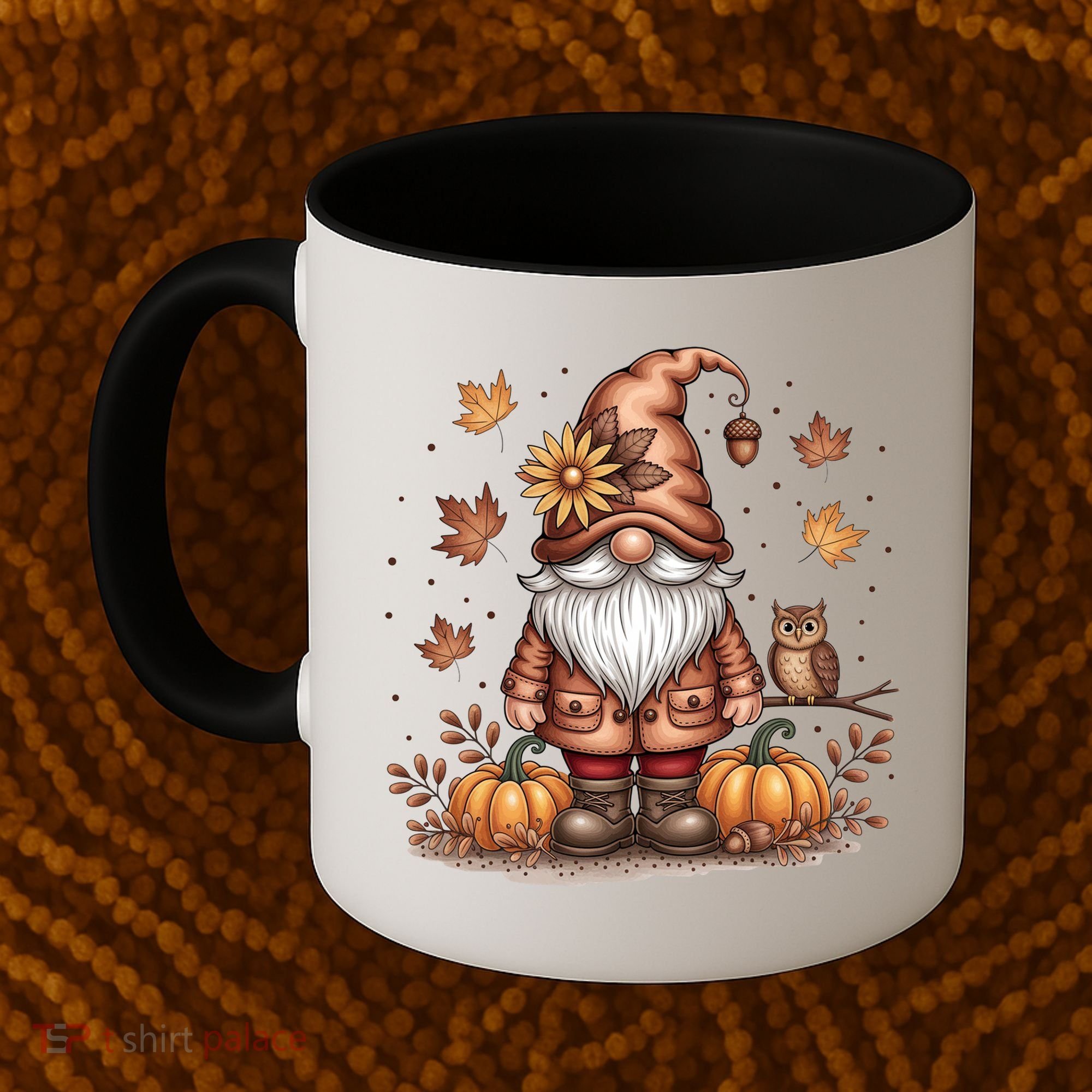 Trendy Fall Gnome Cute Thanksgiving Autumn Gift Coffee Mug