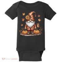 Trendy Fall Gnome Cute Thanksgiving Autumn Gift Baby Bodysuit thumb 0