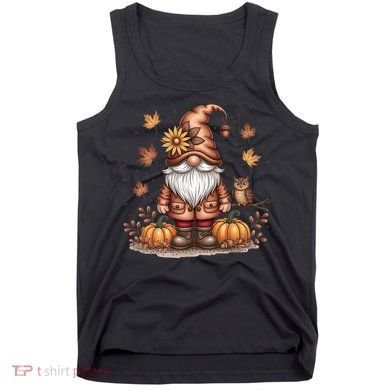 Trendy Fall Gnome Cute Thanksgiving Autumn Gift Tank Top