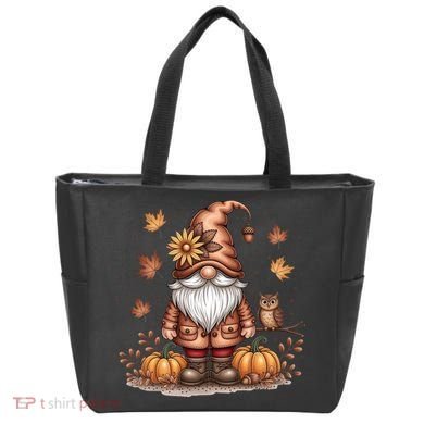 Trendy Fall Gnome Cute Thanksgiving Autumn Gift Tote Bag