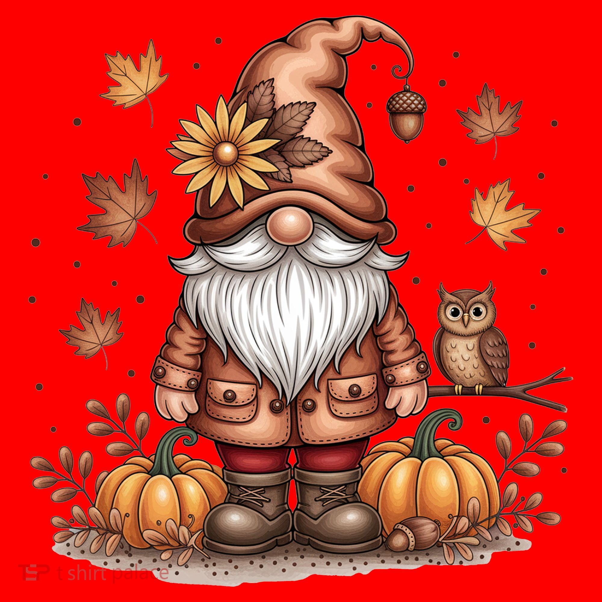 Trendy Fall Gnome Cute Thanksgiving Autumn Gift Santa Hat