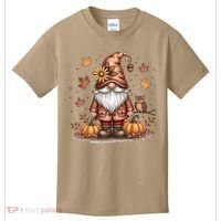 Trendy Fall Gnome Cute Thanksgiving Autumn Gift Kids T-Shirt thumb 0