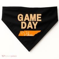 Tennessee Football Game Day Vibes Fall Tailgate USA-Made Doggie Bandana thumb 0