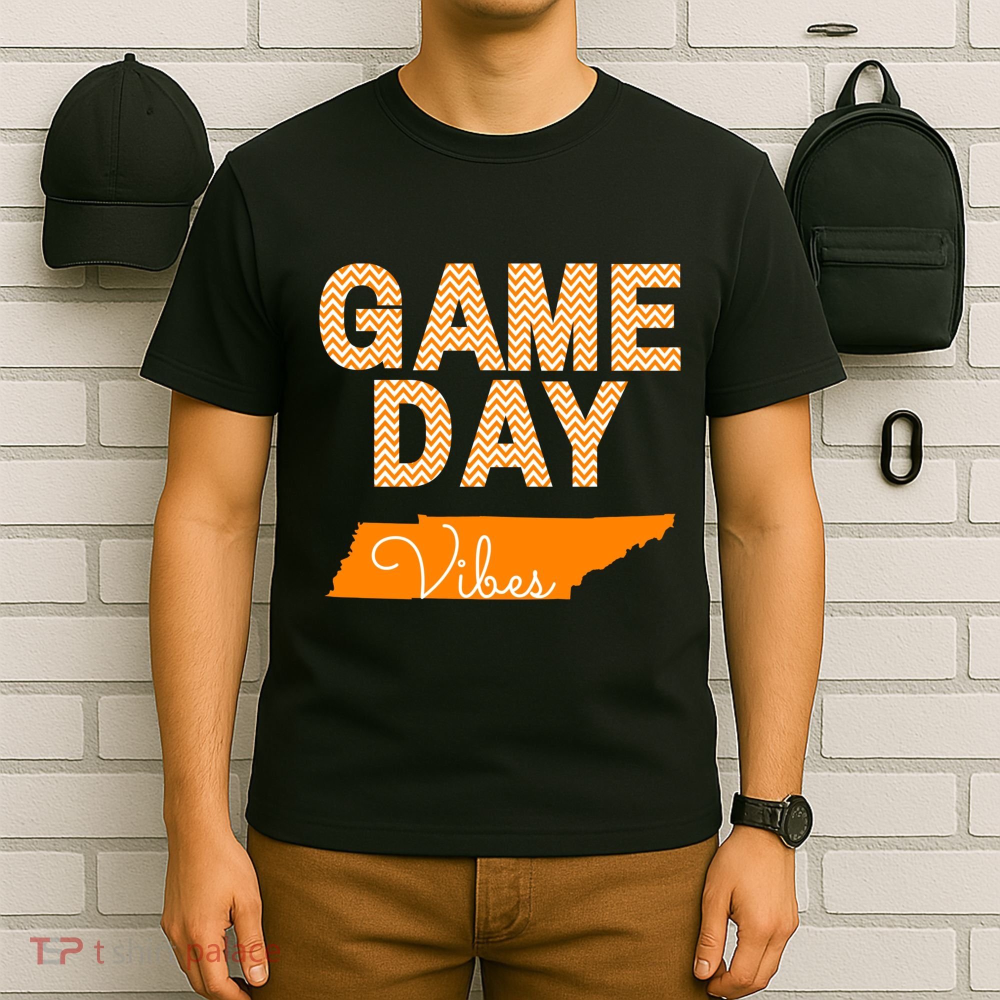 Tennessee Football Game Day Vibes Fall Tailgate T-Shirt
