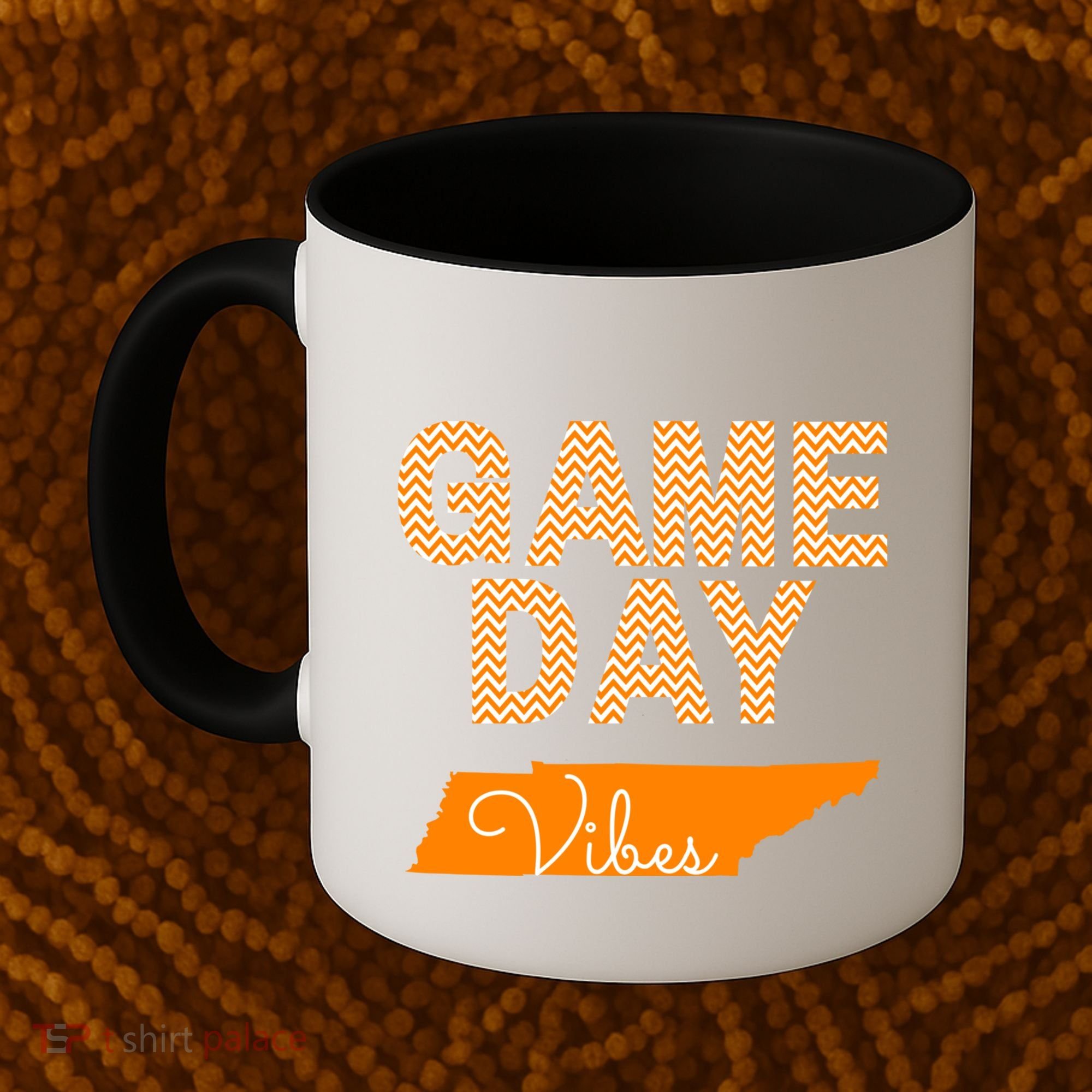 Tennessee Football Game Day Vibes Fall Tailgate Coffee Mug
