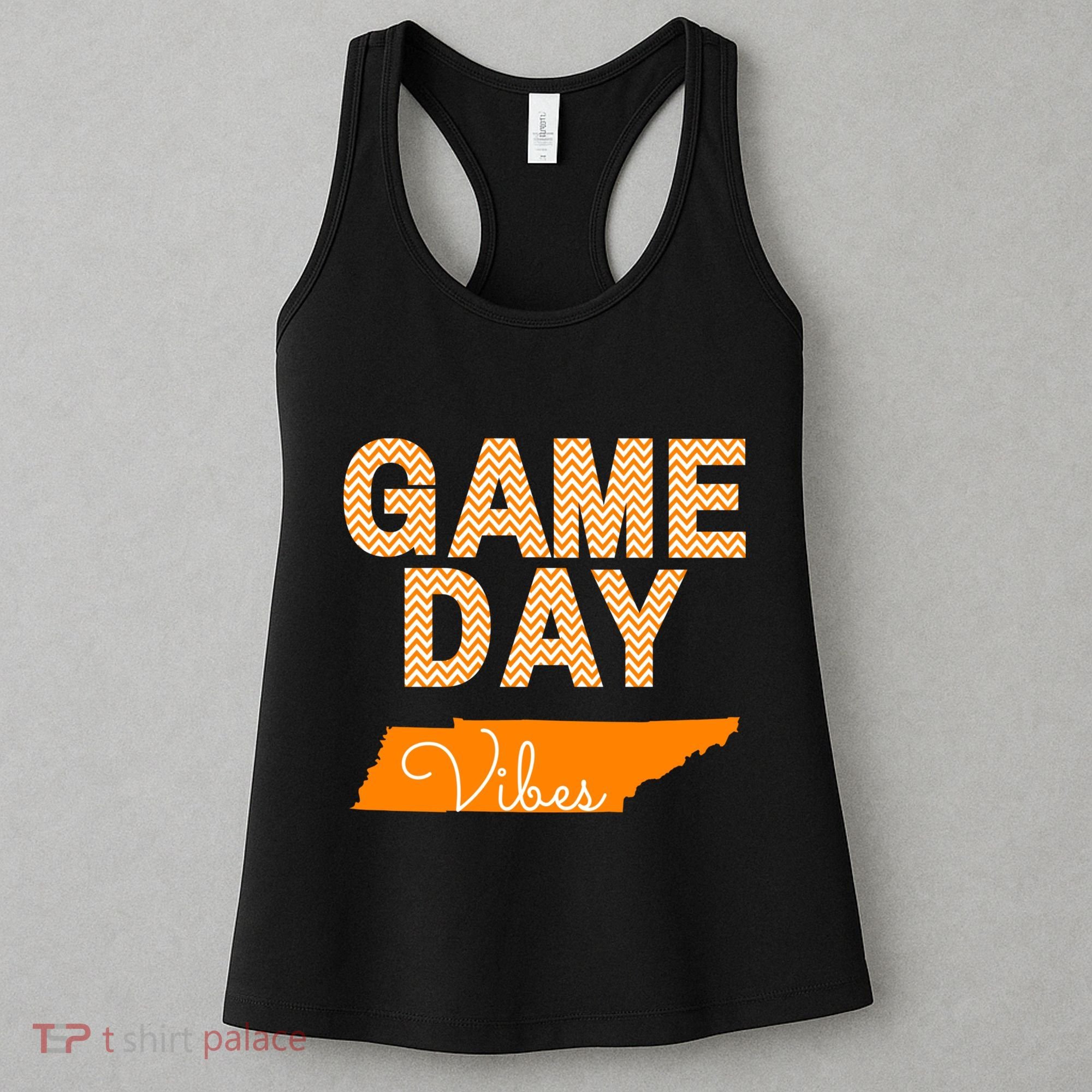 Tennessee Football Game Day Vibes Fall Tailgate Women's Tank Top