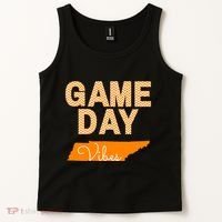 Tennessee Football Game Day Vibes Fall Tailgate Tank Top thumb 2