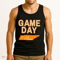 Tennessee Football Game Day Vibes Fall Tailgate Tank Top thumb 3