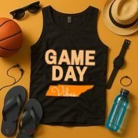Tennessee Football Game Day Vibes Fall Tailgate Tank Top thumb 4