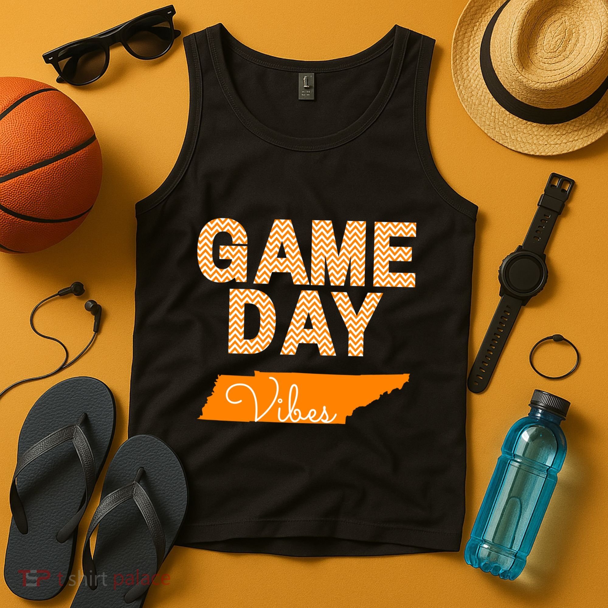 Tennessee Football Game Day Vibes Fall Tailgate Tank Top