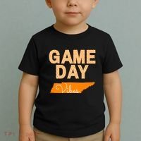 Tennessee Football Game Day Vibes Fall Tailgate Toddler T-Shirt thumb 2