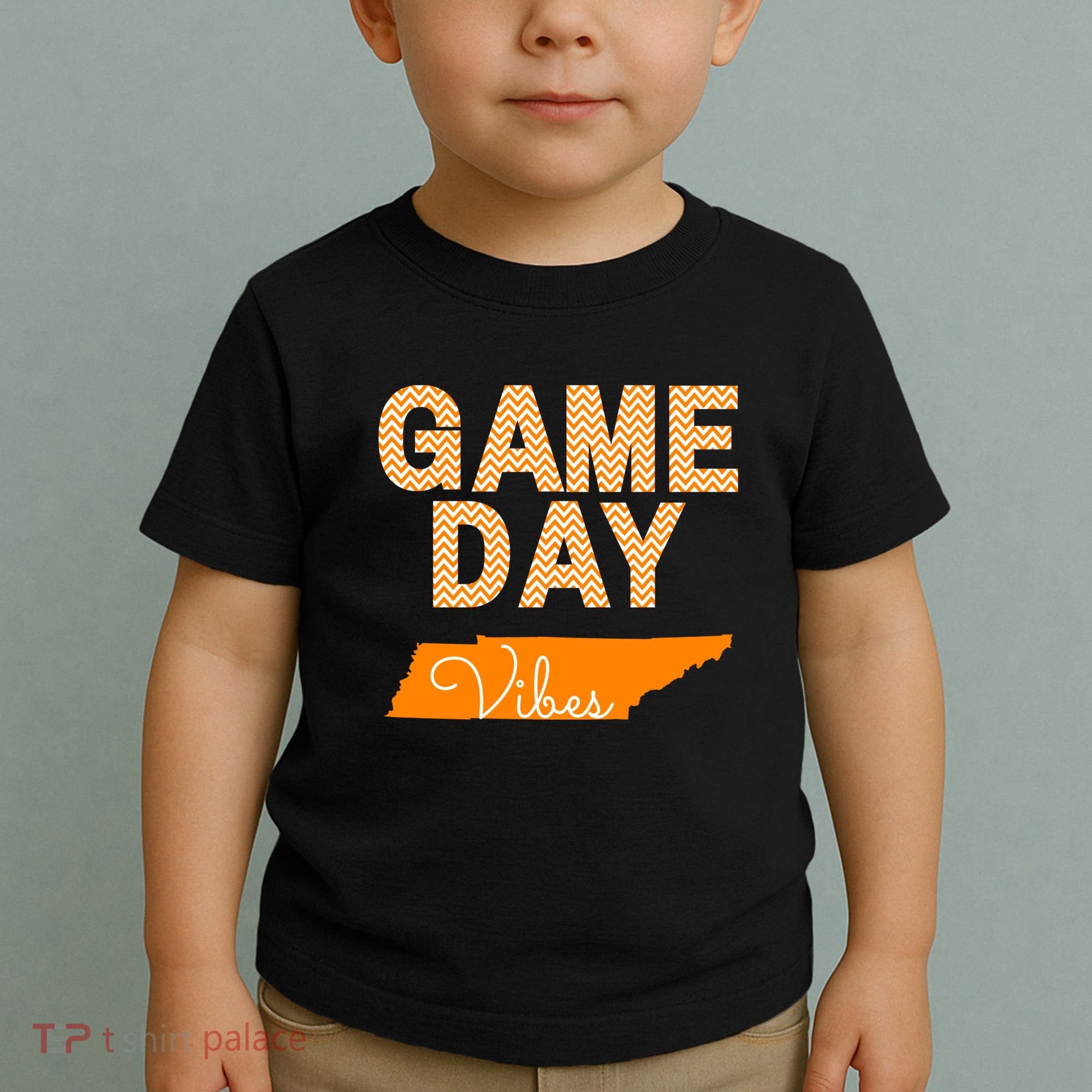 Tennessee Football Game Day Vibes Fall Tailgate Toddler T-Shirt