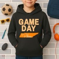 Tennessee Football Game Day Vibes Fall Tailgate Kids Hoodie thumb 2