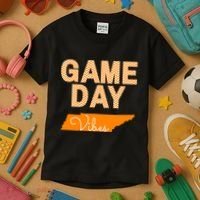 Tennessee Football Game Day Vibes Fall Tailgate Kids T-Shirt thumb 3