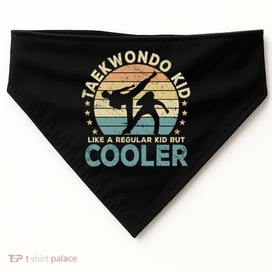 Taekwondo Funny Great Gift USA-Made Doggie Bandana