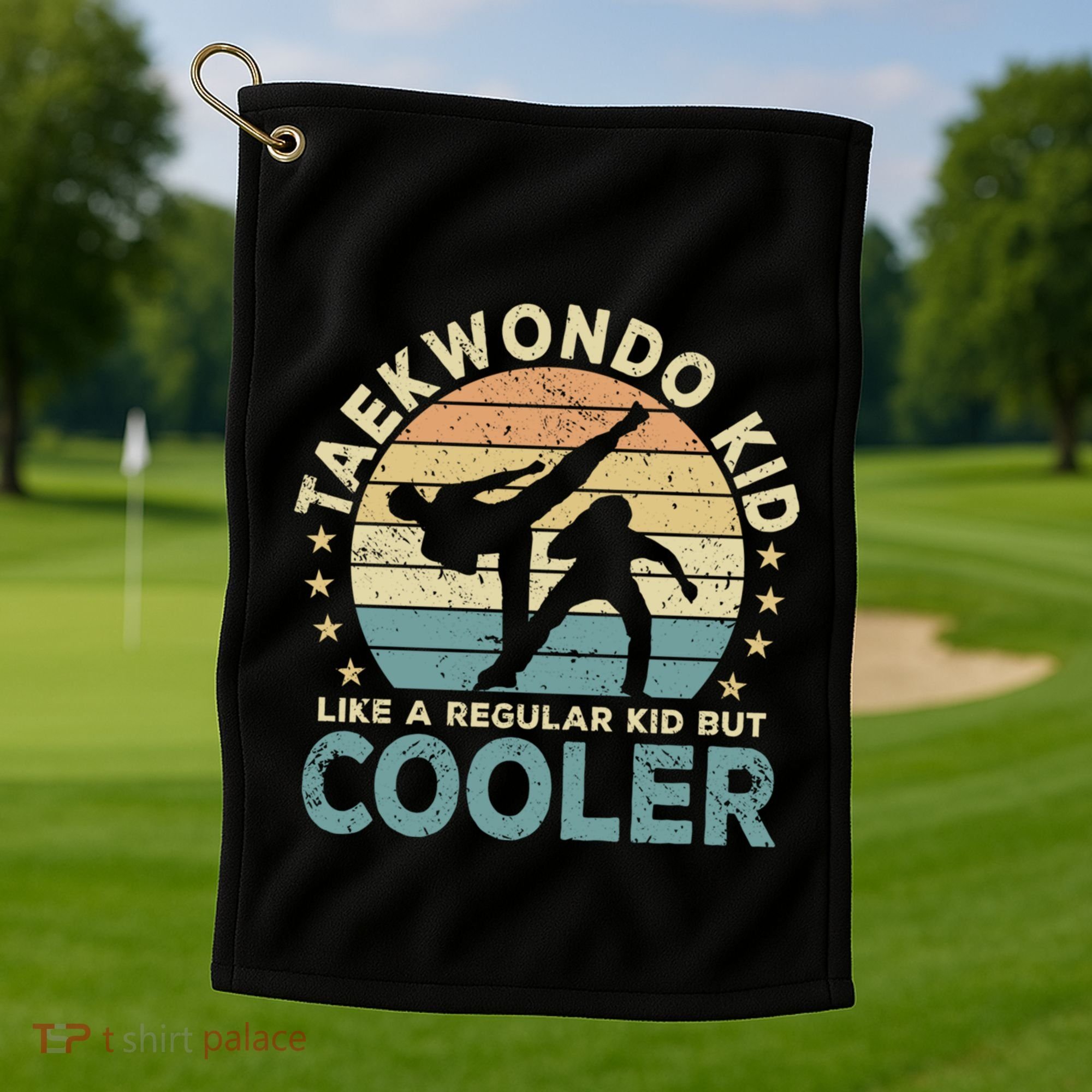 Taekwondo Funny Great Gift Golf Towel