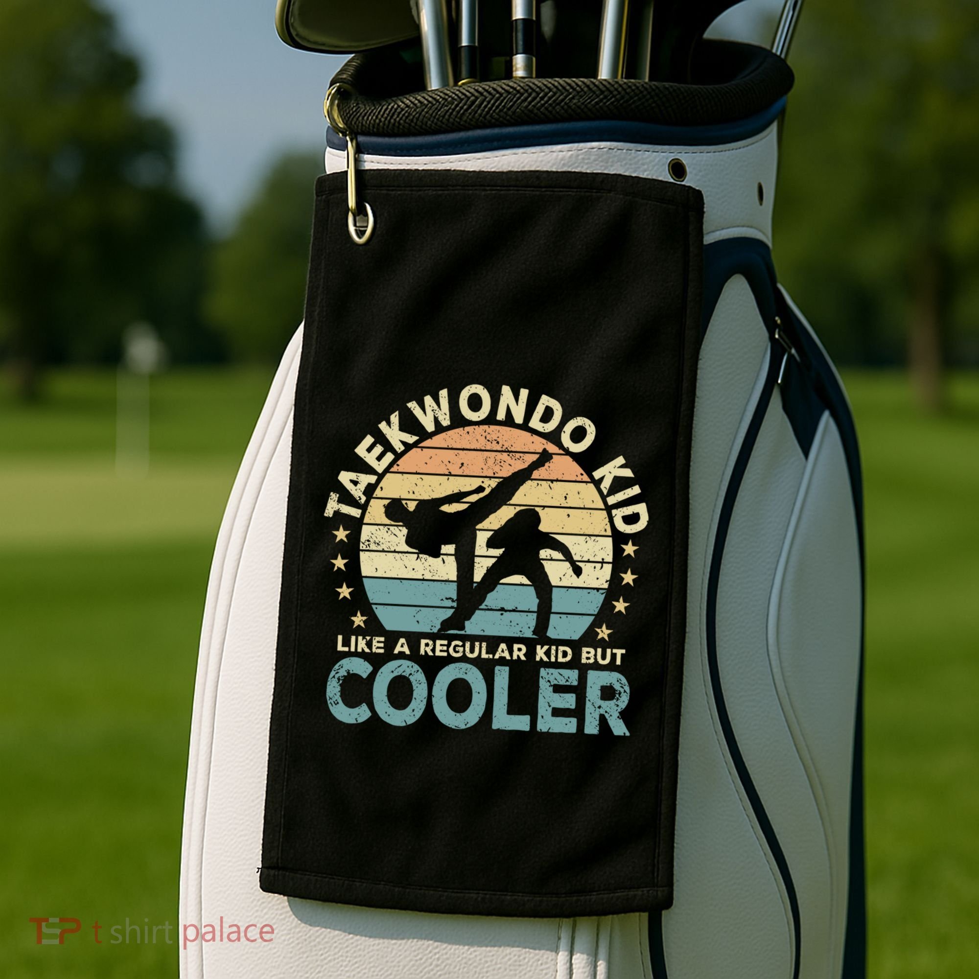 Taekwondo Funny Great Gift Golf Towel