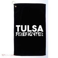 Tulsa Firefighter Gift Firefighter Dad Gift Meaningful Gift Golf Towel thumb 0