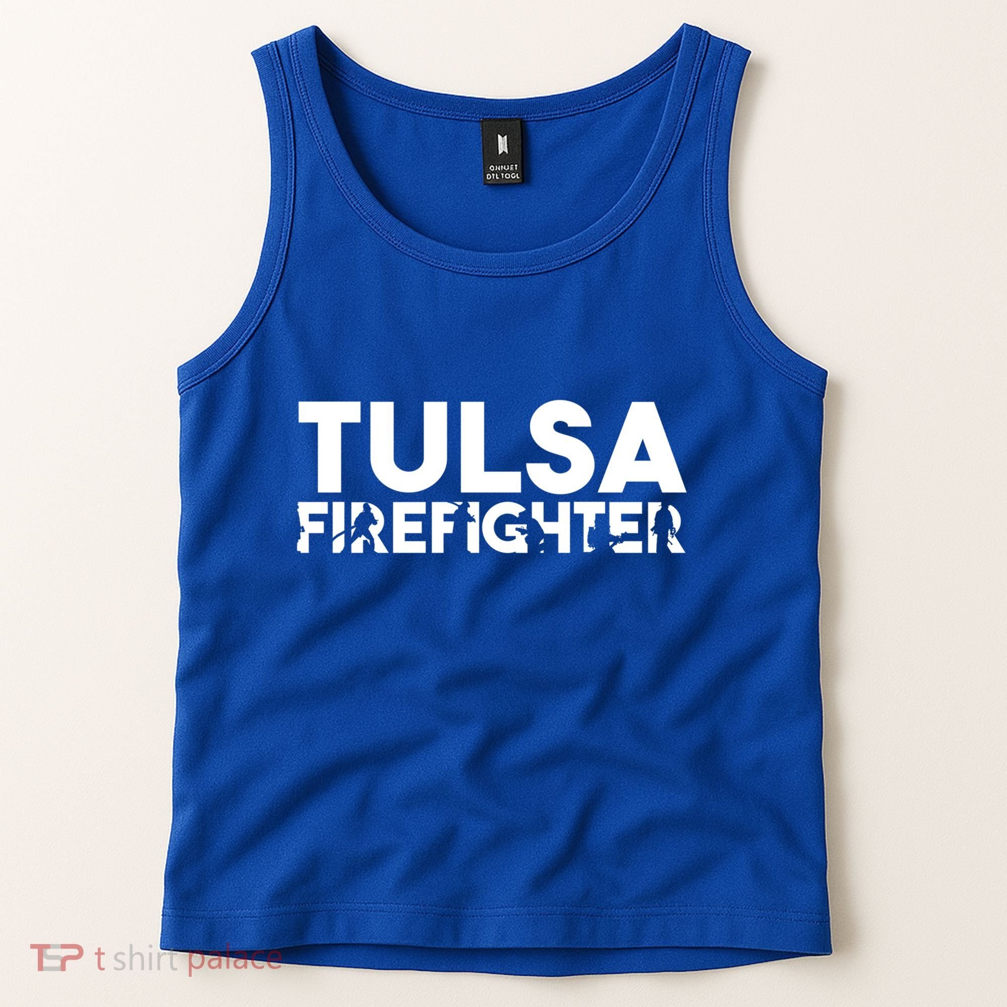 Tulsa Firefighter Gift Firefighter Dad Gift Meaningful Gift Tank Top