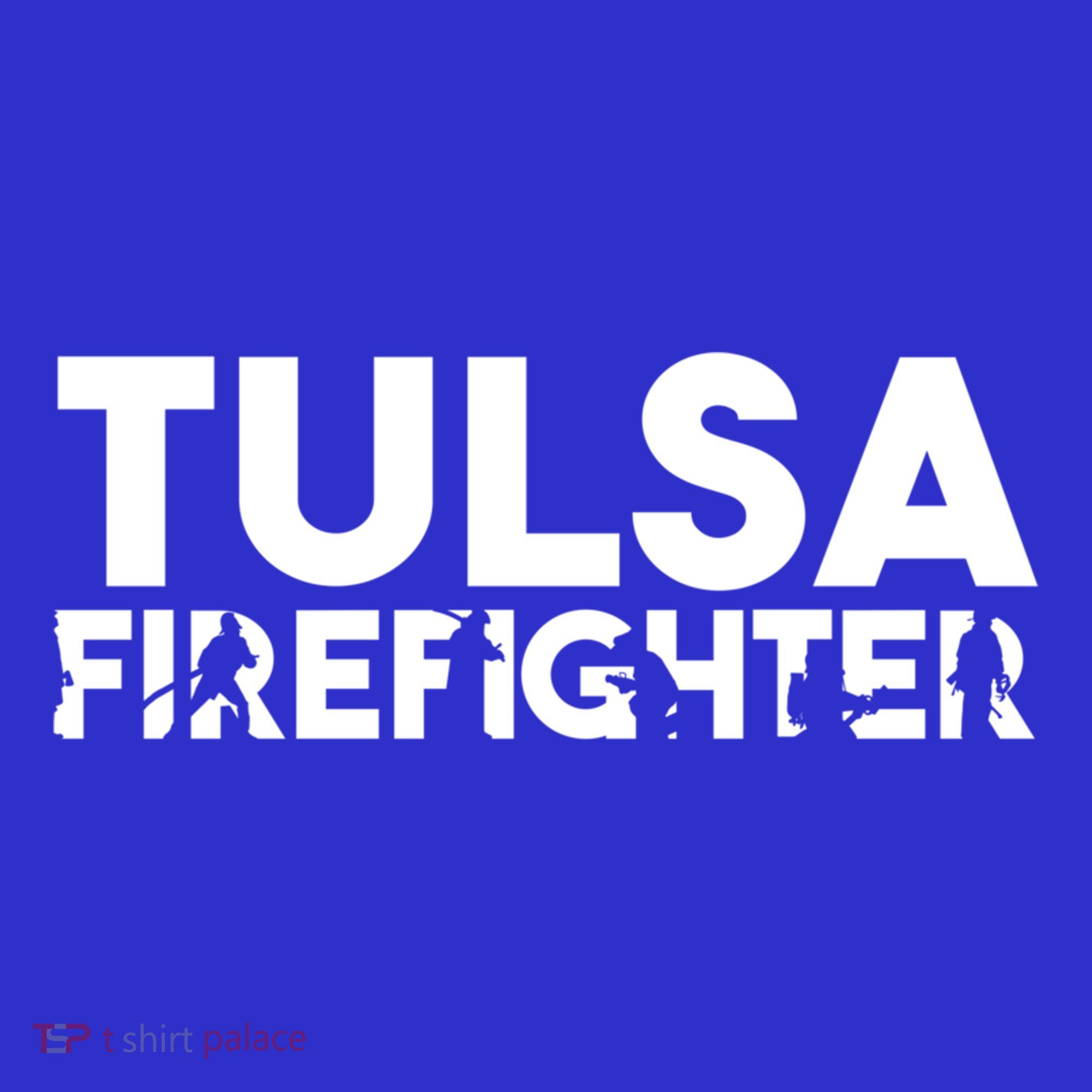 Tulsa Firefighter Gift Firefighter Dad Gift Meaningful Gift Tank Top