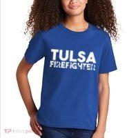 Tulsa Firefighter Gift Firefighter Dad Gift Meaningful Gift Kids T-Shirt thumb 2