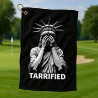 Tarrified Funny Gift Golf Towel thumb 1